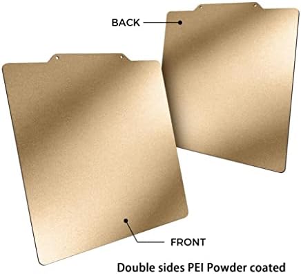 [OEM] צדדים כפולים שחורים PEI אבקת אבקת צלחת מצופה משטח מיטת PEI מיטת בסיס מגנטית מיטת PEI עבור